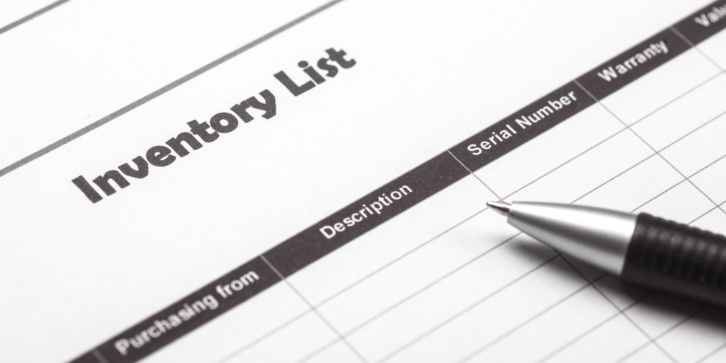 inventory list